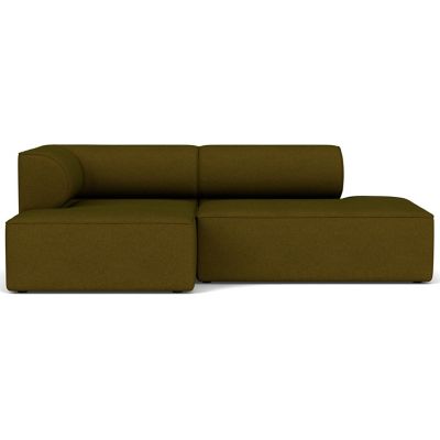 Audo Copenhagen Eave 2-Seater Open End Sofa with Chaise - Color: Green - Si