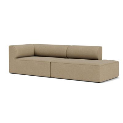 Audo Copenhagen Eave 2-Seater Open End Sofa with Armrest in Beige, Size: La