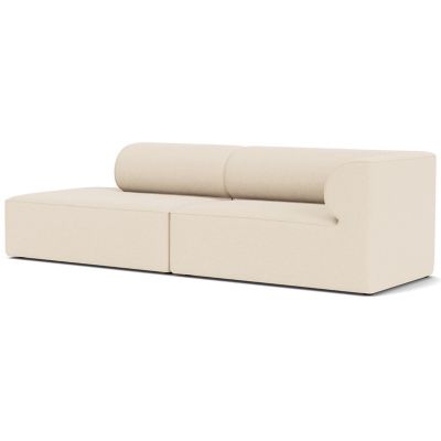 Audo Copenhagen Eave 2-Seater Open End Sofa with Armrest - Color: Beige - S