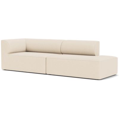 Audo Copenhagen Eave 2-Seater Open End Sofa with Armrest in Beige, Size: Me