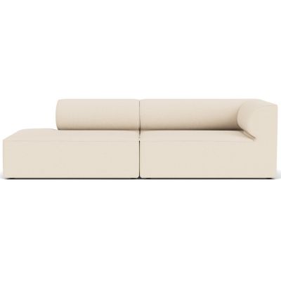 Audo Copenhagen Eave 2-Seater Open End Sofa with Armrest in Beige, Size: La