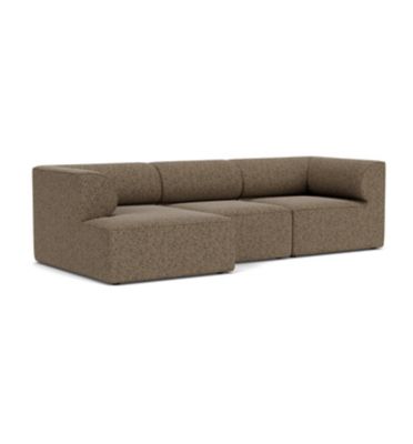 Audo Copenhagen Eave 3-Seater Sofa with Chaise - Color: Brown - Size: Large