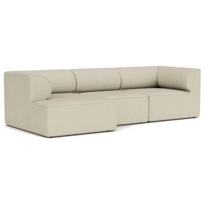 Audo Copenhagen Eave 3-Seater Sofa with Chaise - Color: Beige - Size: Large