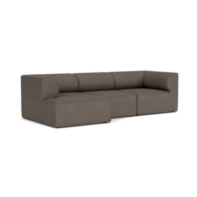 Audo Copenhagen Eave 3-Seater Sofa with Chaise - Color: Grey - Size: Large 