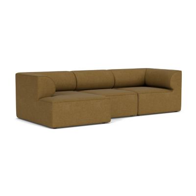 Audo Copenhagen Eave 3-Seater Sofa with Chaise - Color: Brown - Size: Large