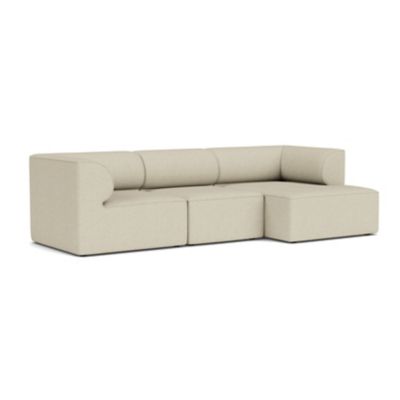 Audo Copenhagen Eave 3-Seater Sofa with Chaise - Color: Beige - Size: Large