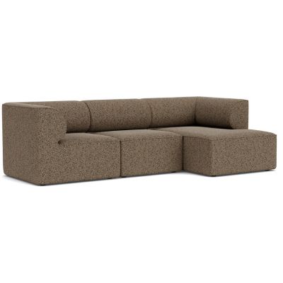 Audo Copenhagen Eave 3-Seater Sofa with Chaise - Color: Brown - Size: Mediu