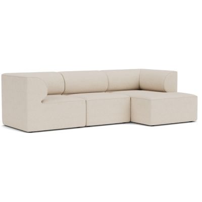 Audo Copenhagen Eave 3-Seater Sofa with Chaise - Color: Beige - Size: Mediu