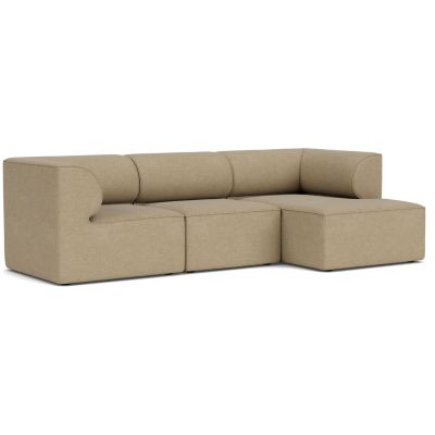 Audo Copenhagen Eave 3-Seater Sofa with Chaise - Color: Beige - Size: Mediu