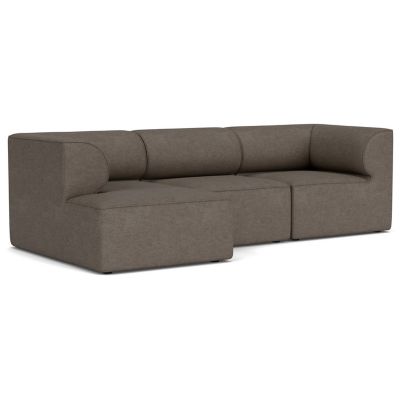 Audo Copenhagen Eave 3-Seater Sofa with Chaise - Color: Grey - Size: Medium