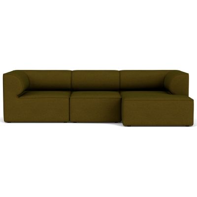 Audo Copenhagen Eave 3-Seater Sofa with Chaise - Color: Green - Size: Large