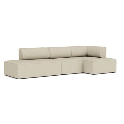 Audo Copenhagen Eave 3-Seater Open End Sofa with Chaise - Color: Beige - 99