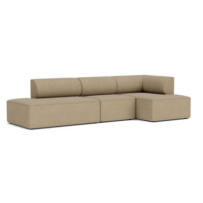 Audo Copenhagen Eave 3-Seater Open End Sofa with Chaise - Color: Beige - 99