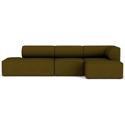 Audo Copenhagen Eave 3-Seater Open End Sofa with Chaise - Color: Green - 99