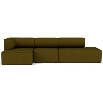 Audo Copenhagen Eave 3-Seater Open End Sofa with Chaise - Color: Green - 99