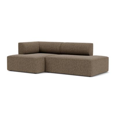 Audo Copenhagen Eave Open End Sofa with Chaise - Color: Brown - Size: Mediu