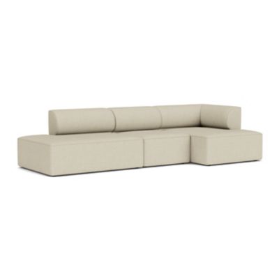 Audo Copenhagen Eave Open End Sofa with Chaise - Color: Beige - Size: Large