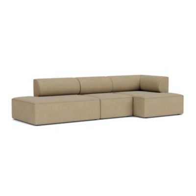 Audo Copenhagen Eave Open End Sofa with Chaise - Color: Beige - Size: Large