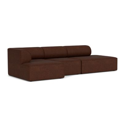 Audo Copenhagen Eave Open End Sofa with Chaise - Color: Brown - Size: Large