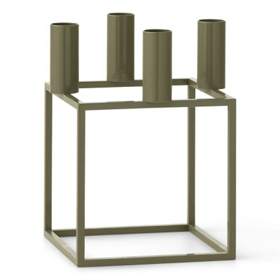Audo Copenhagen Kubus 4 Candle Holder - Color: Green - 71041-000885