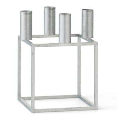 Audo Copenhagen Kubus 4 Candle Holder - Color: Silver - 4817169