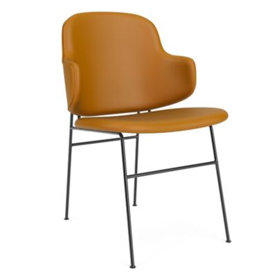 Audo Copenhagen The Penguin Fully Upholstered Dining Chair - Color: Brown -