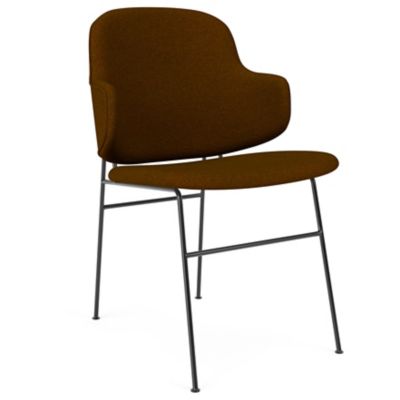 Audo Copenhagen The Penguin Fully Upholstered Dining Chair - Color: Brown -