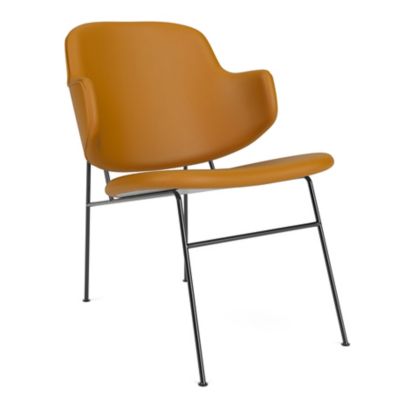 Audo Copenhagen The Penguin Fully Upholstered Lounge Chair - Color: Brown -