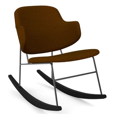 Audo Copenhagen The Penguin Upholstered Rocking Chair - Color: Brown - 7115