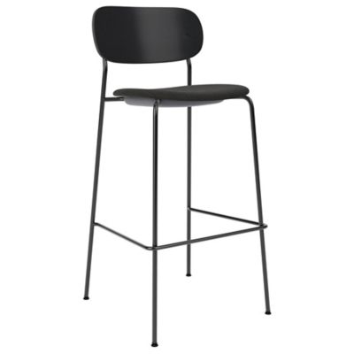 Audo Copenhagen Co Upholstered Seat Bar/Counter Stool - Color: Brown - 1180