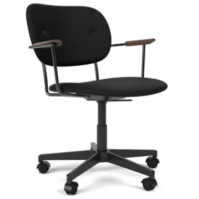 Audo Copenhagen Co Upholstered Task Chair with Armrest in Black