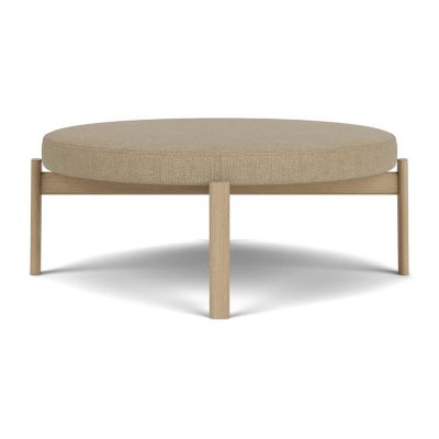 Audo Copenhagen Passage Upholstered Pouf in Beige