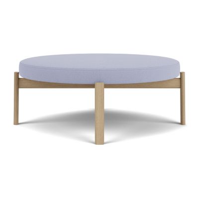 Audo Copenhagen Passage Upholstered Pouf in Purple