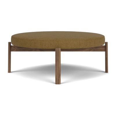 Audo Copenhagen Passage Upholstered Pouf in Gold