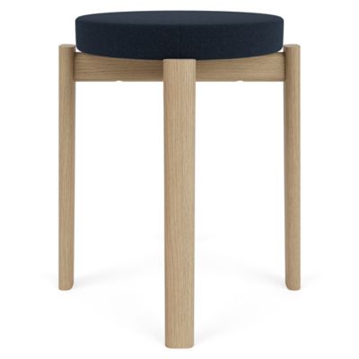 Audo Copenhagen Passage Upholstered Stool in Blue