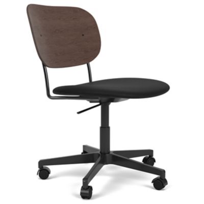 Audo Copenhagen Co Task Chair, Upholstered Seat - Color: Black - 1510009-01