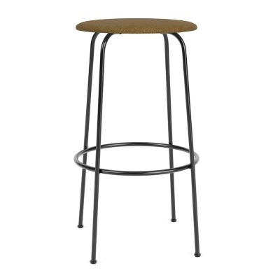 Audo Copenhagen Afteroom Upholstered Stool in Beige, Size: Bar