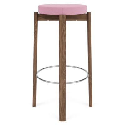Audo Copenhagen Passage Upholstered Bar / Counter Stool in Brown