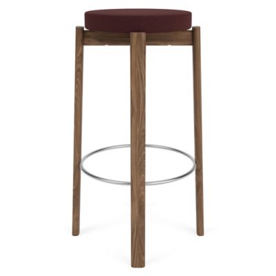 Audo Copenhagen Passage Upholstered Bar / Counter Stool in Brown