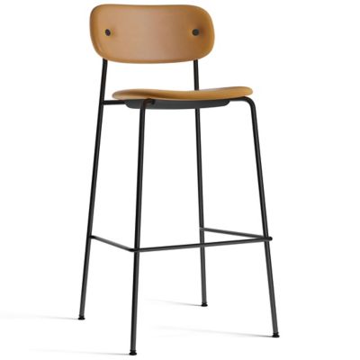 Audo Copenhagen Co Upholstered Bar / Counter Stool in Brown