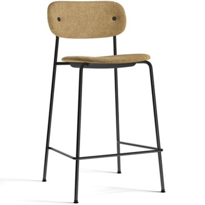 Audo Copenhagen Co Upholstered Bar / Counter Stool - Color: Brown - 1186000