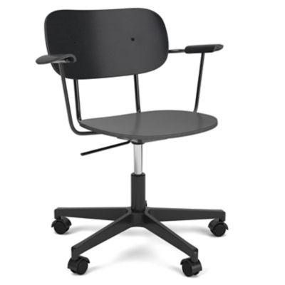 Audo Copenhagen Co Task Chair w/ Armrest - Color: Black - 1502539