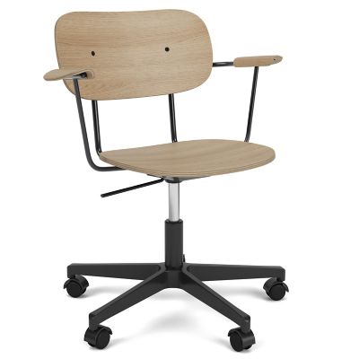 Audo Copenhagen Co Task Chair w/ Armrest - Color: Black - 1502019