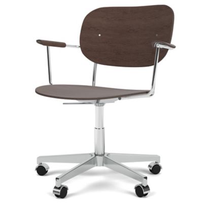 Audo Copenhagen Co Task Chair w/ Armrest in Silver SKU:AUD2511271 sku AUD2511271