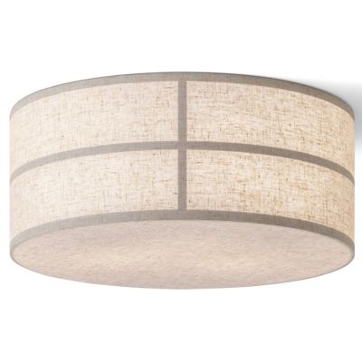 Audo Copenhagen Hashira Flushmount Light in Beige, Size: 3 light
