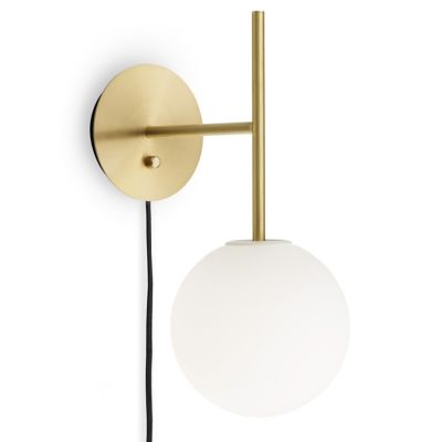 Audo Copenhagen TR Bulb Wall Sconce in Brass