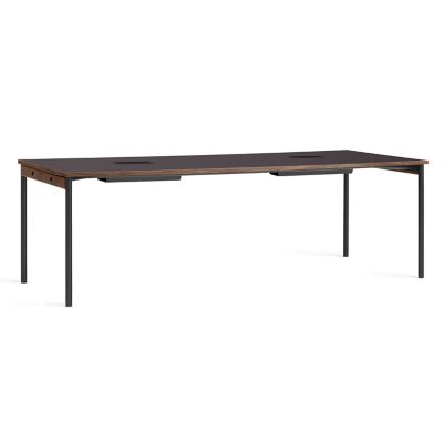 Audo Copenhagen Co Table with Cable Management in Black, Size: Large