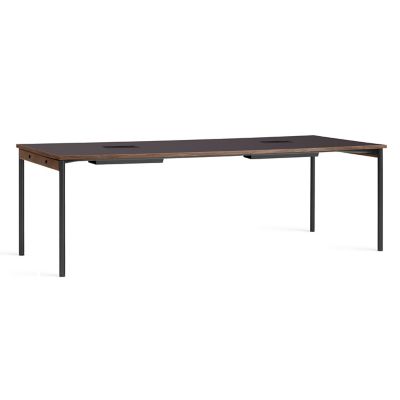 Audo Copenhagen Co Table with Cable Management - Color: Black - Size: Large