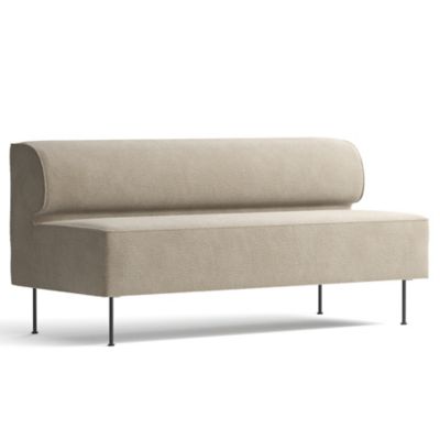 Audo Copenhagen Eave Dining Sofa in White, Size: 65 In
