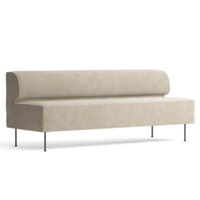 Audo Copenhagen Eave Dining Sofa in White, Size: 79 In SKU:AUD2571887 sku AUD2571887